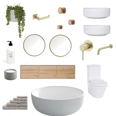 bathroom Interior Design Mood Board by Six Pieces Interior Design  Qualified Interior Designers, 3D and 2D Elevations on Style Sourcebook