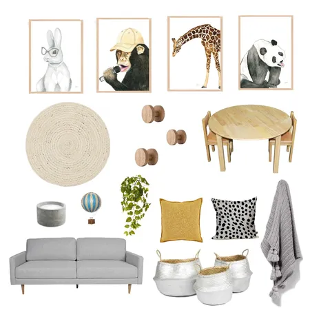 play room Interior Design Mood Board by Six Pieces Interior Design  Qualified Interior Designers, 3D and 2D Elevations on Style Sourcebook