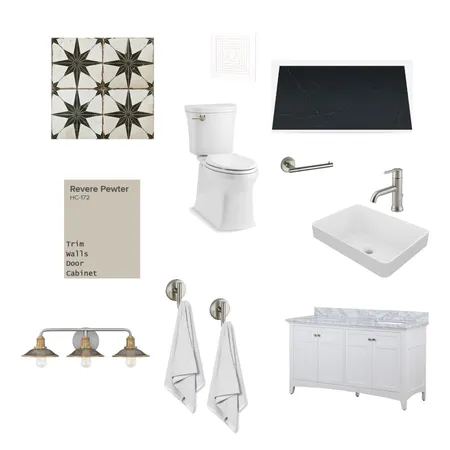 Davison Basement Powder Interior Design Mood Board by Payton on Style Sourcebook