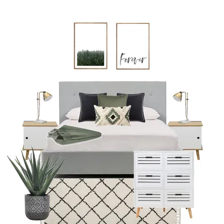 Johnsonville Town House Bedroom Interior Design Mood Board by Maven Interior Design on Style Sourcebook