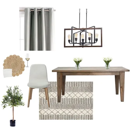 Dinning room Interior Design Mood Board by Meyer Studio Designs