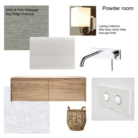 Powder room v2 Interior Design Mood Board by MintEquity