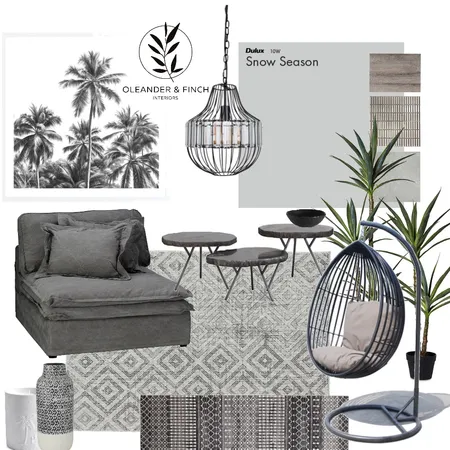 Outdoor sunroom Interior Design Mood Board by Rhiannon Lee, Oleander & Finch Interiors on Style Sourcebook