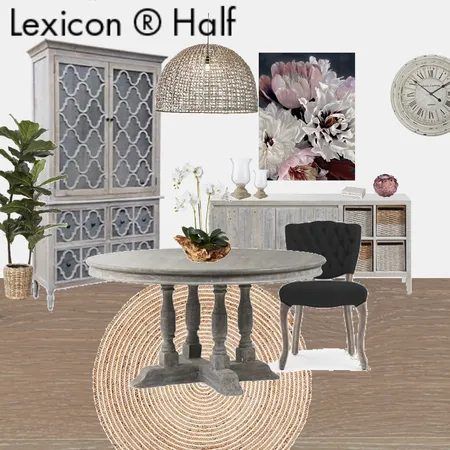 Hamptons In Pink Dining Interior Design Mood Board by Jo Laidlow on Style Sourcebook
