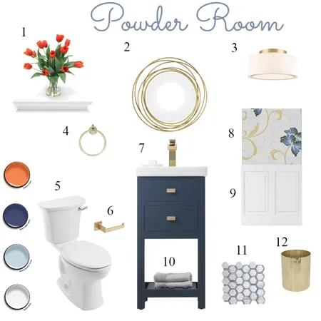 IDI Module 9 - Bathroom Interior Design Mood Board by cynthiaknight on Style Sourcebook