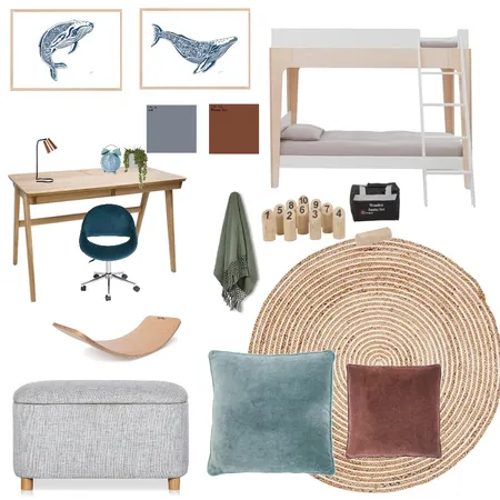 Boys room Interior Design Mood Board by Natalia Palmer Interiors on Style Sourcebook