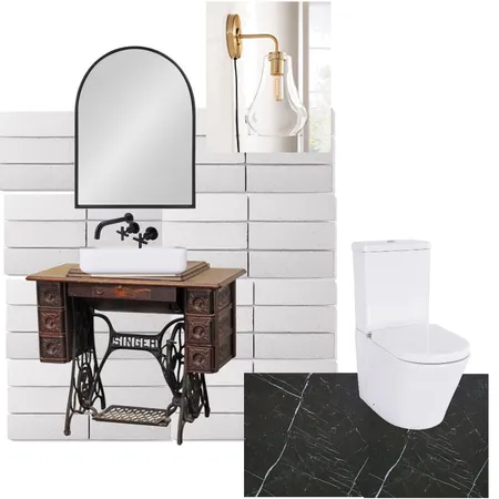 future powder bath Interior Design Mood Board by AngelaRae on Style Sourcebook