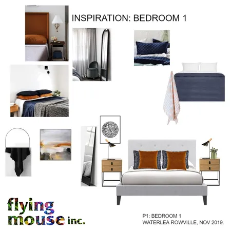 BEDROOM 1 Interior Design Mood Board by Flyingmouse inc on Style Sourcebook