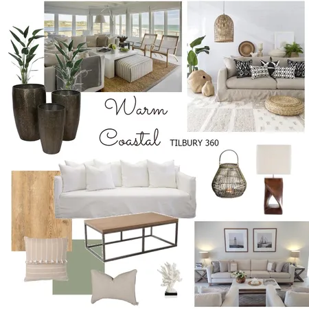 Warm Coastal Interior Design Mood Board by dedvries on Style Sourcebook
