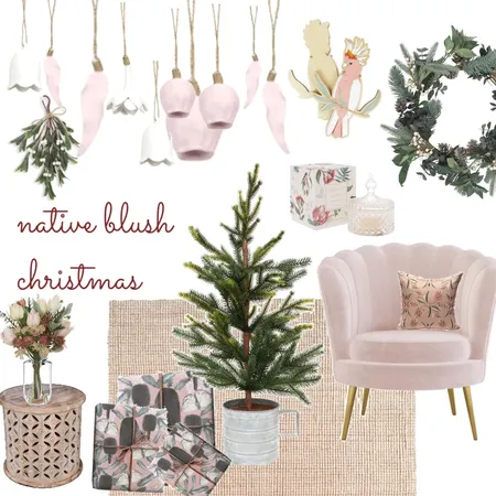 Bush Christmas Interior Design Mood Board by Rhiannon Lee, Oleander & Finch Interiors on Style Sourcebook