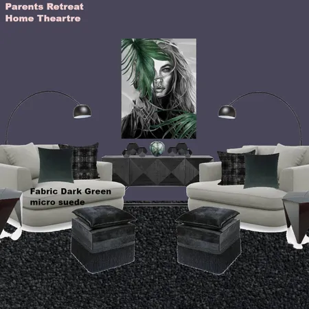 Theatre /Parents Retreat Interior Design Mood Board by Jo Laidlow on Style Sourcebook