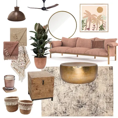 Desert Palms Interior Design Mood Board by Rhiannon Lee, Oleander & Finch Interiors on Style Sourcebook