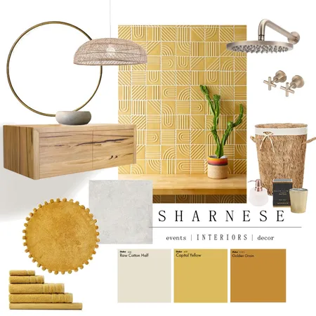 Sunshine Bathroom Interior Design Mood Board by jadec design on Style Sourcebook