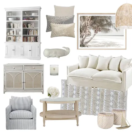 Coastal hamptons Interior Design Mood Board by Oleander & Finch Interiors on Style Sourcebook