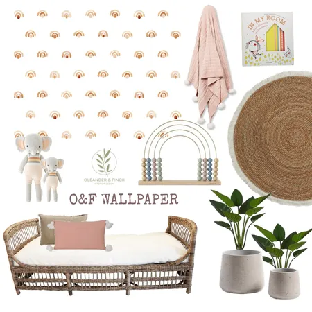 O&amp;F WALLPAPER Interior Design Mood Board by Rhiannon Lee, Oleander & Finch Interiors on Style Sourcebook
