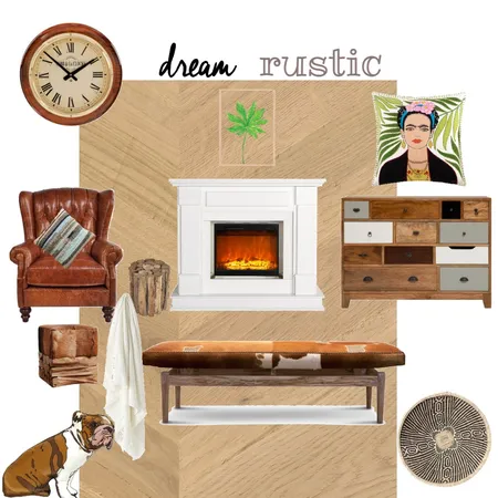 Rustic Interior Design Mood Board by ronakdoshi on Style Sourcebook