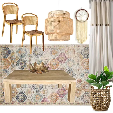 Danielle dining Interior Design Mood Board by RoseTheory