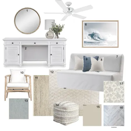 Multifunctional Study/Kids Retreat/Guest Room Interior Design Mood Board by LailaDekker on Style Sourcebook