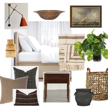 vintage bedroom Interior Design Mood Board by leighnav on Style Sourcebook