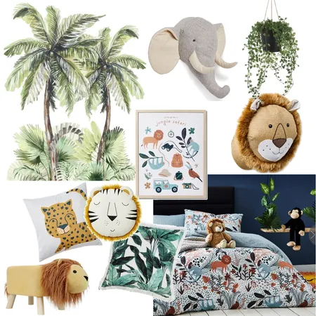 Baby jungle nursery 2 Interior Design Mood Board by Sanderson Interiors on Style Sourcebook