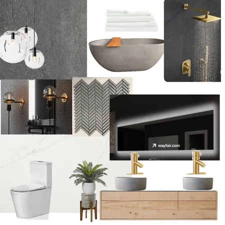 Earthy elements Interior Design Mood Board by soniya