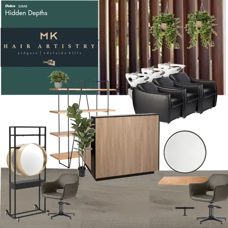 MK Hair Interior Design Mood Board by Bianca Strahan on Style Sourcebook