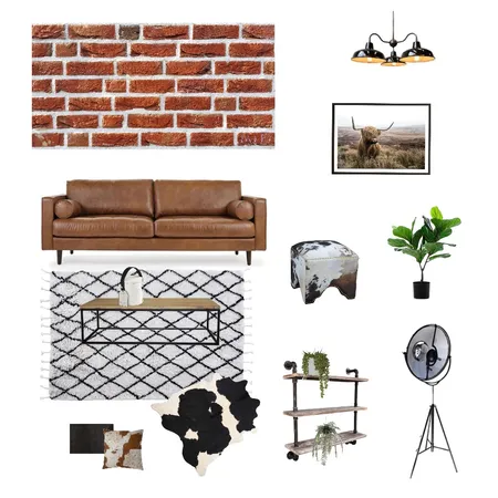 Industrial Interior Design Mood Board by Styledyourway on Style Sourcebook