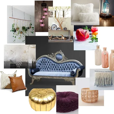 Bohemian my way Interior Design Mood Board by Mlou