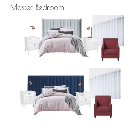 Master Bedroom Interior Design Mood Board by Booth