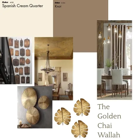 The Golden Chai Wallah Interior Design Mood Board by Harriette