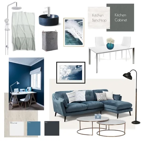 Monochromatic Interior Design Mood Board by yeewanrou on Style Sourcebook