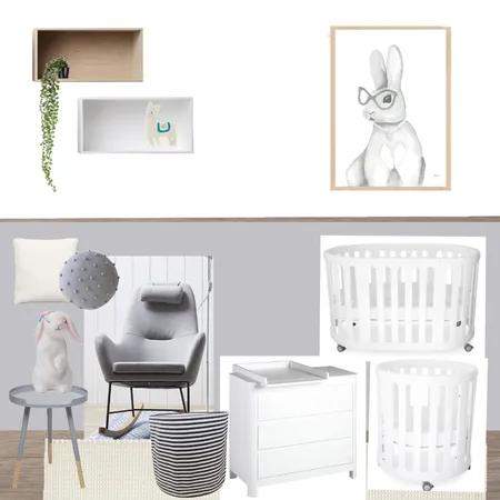 Nursery 1 Interior Design Mood Board by Moody Aesthetic Interiors on Style Sourcebook