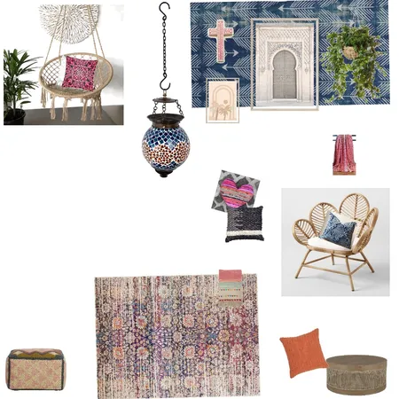 Boho Interior Design Mood Board by KateLT on Style Sourcebook