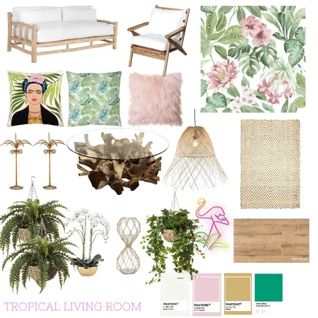 Tropical with Tweeks of Teak Interior Design Mood Board by aalia on Style Sourcebook