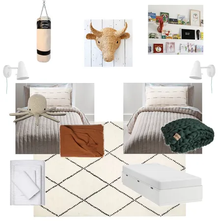 BOYS ROOM bedding final Interior Design Mood Board by Annacoryn