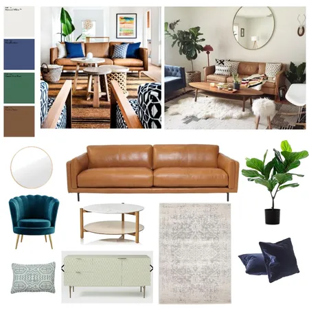 Living Room Interior Design Mood Board by Phanie