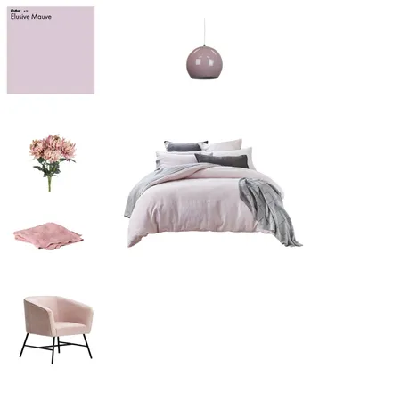 Pink Bedroom Interior Design Mood Board by splhomes on Style Sourcebook