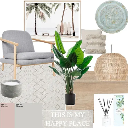 Cozy Living Room Interior Design Mood Board by Taylor Robinson