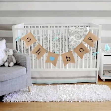 Burlap Banner with Blue Love Interior Design Mood Board by accentpillowcasebaby on Style Sourcebook