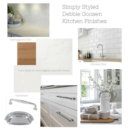 Debbie Goosen Kitchen Finishes Interior Design Mood Board by Simply Styled on Style Sourcebook