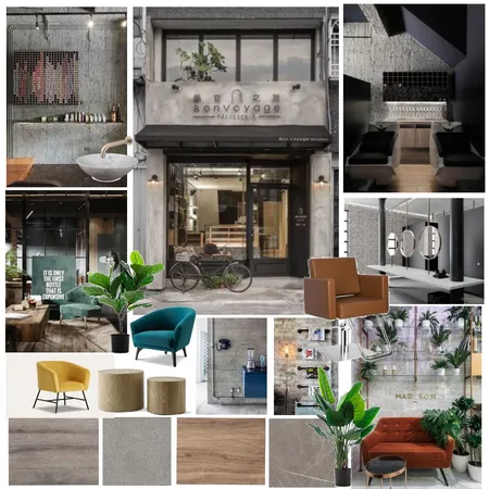hair salon Interior Design Mood Board by maritsoui on Style Sourcebook