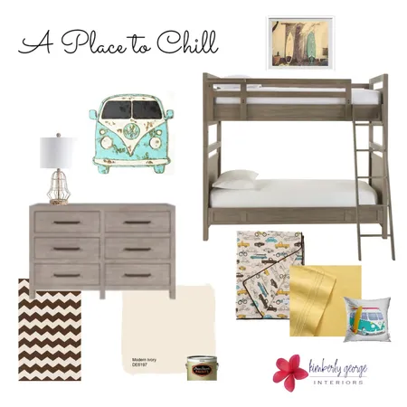 A Place to Chill - Boys Room Interior Design Mood Board by kimberlygeorgeinteriors on Style Sourcebook