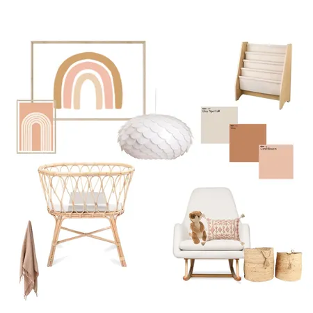 Rainbow boho nursery Interior Design Mood Board by Stone and Oak on Style Sourcebook