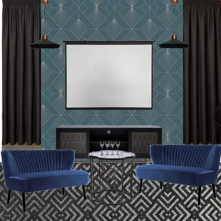 Art Deco Lounge Interior Design Mood Board by Joanne Marie Interiors on Style Sourcebook