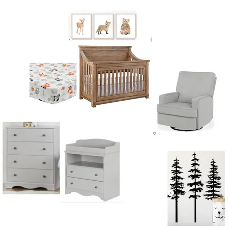 Tasha's Nursery Interior Design Mood Board by Sara_Drouhard