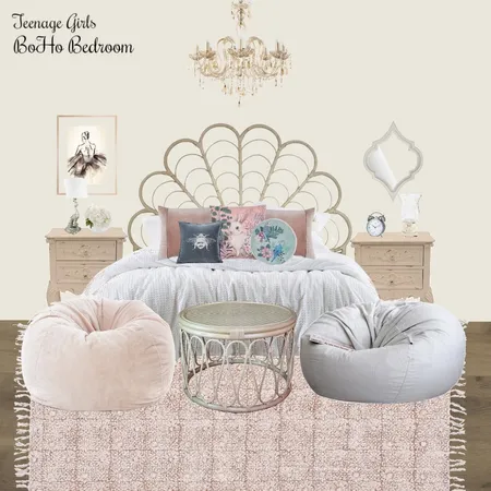 BoHo Bedroom Interior Design Mood Board by Jo Laidlow on Style Sourcebook