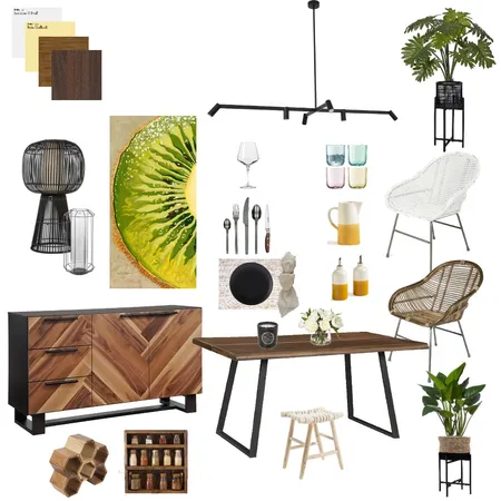 Dinning Room Interior Design Mood Board by MarionGuerin on Style Sourcebook