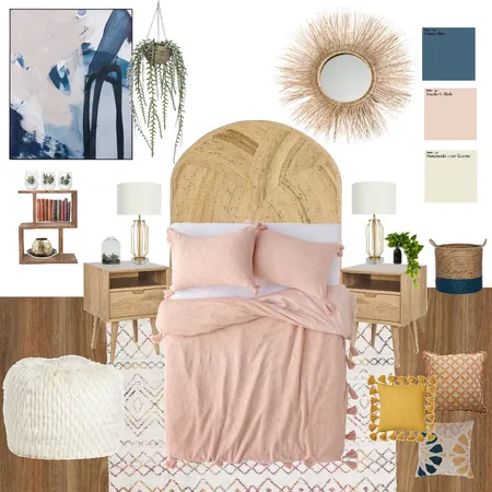Boho bedroom Interior Design Mood Board by CedricB