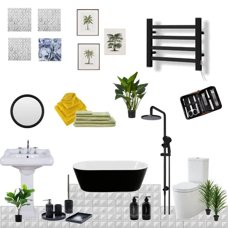 Boho Girly Bathroom Interior Design Mood Board by Mermaid on Style Sourcebook