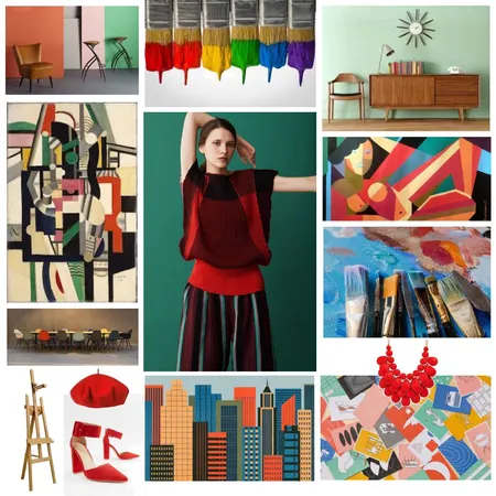 Painter Character Interior Design Mood Board by RegIfra on Style Sourcebook